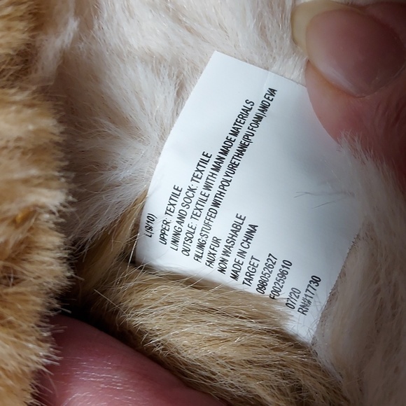 Stars Above Fluffy Women's Slip On Slippers Rabbit Like Faux Fur Style - Picture 3 of 7